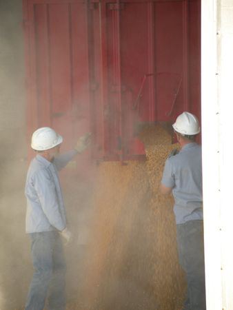 Grain elevator water meter