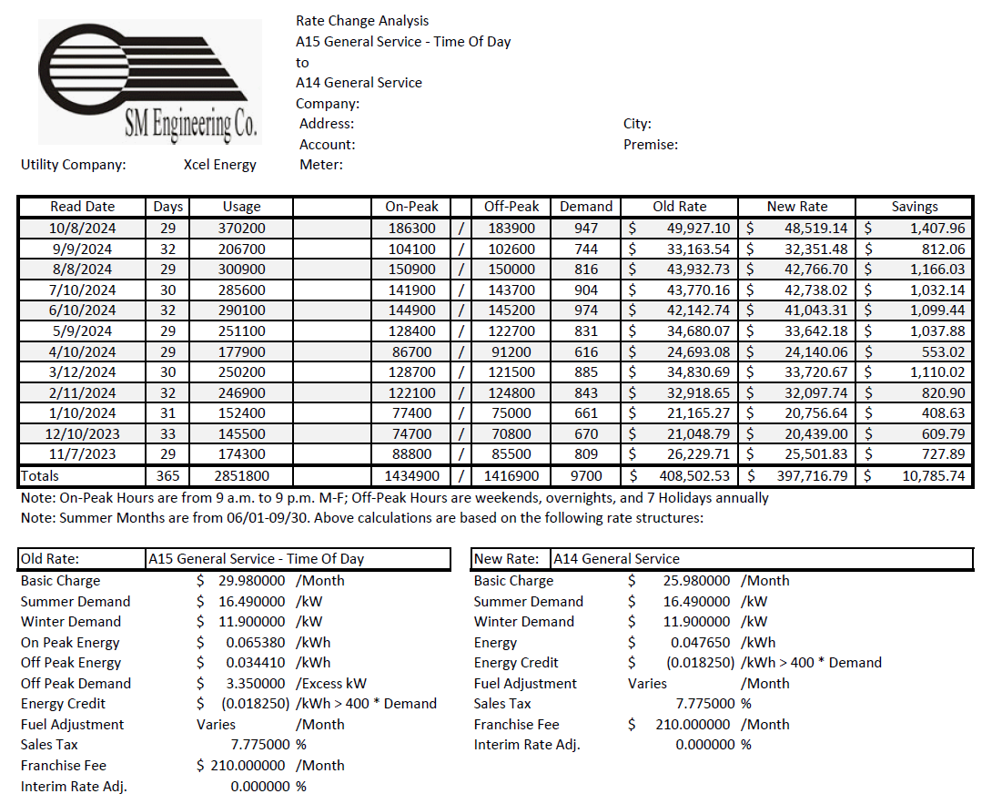 commercial electric-rate analysis 10785 savings